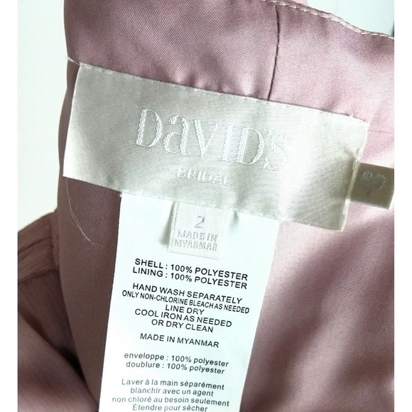 Quartz chiffon sweetheart neckline cascade bridesmaid long maxi dress - Picture 6 of 6